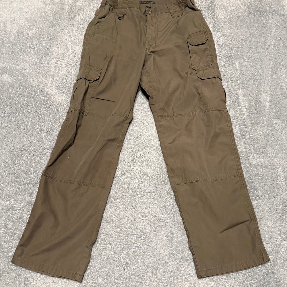 5.11 511 Tactical Pants Mens 34 x32 Ripstop Cargo Green Brown